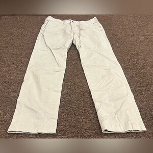 Abercrombie & Fitch Skinny Chino 31x30 Men's Light Beige Casual Pants bottoms
